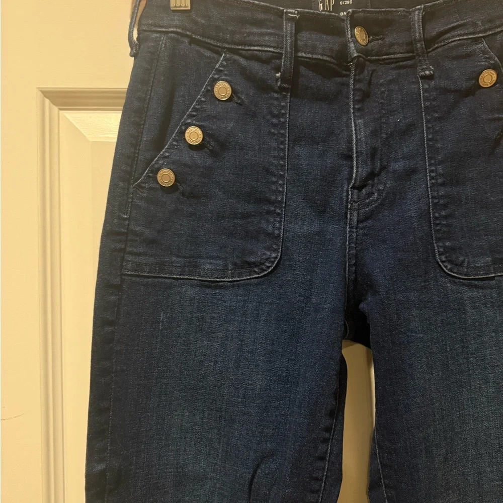 GAP baby boot jeans in 6/28 short - Picture 4 of 9